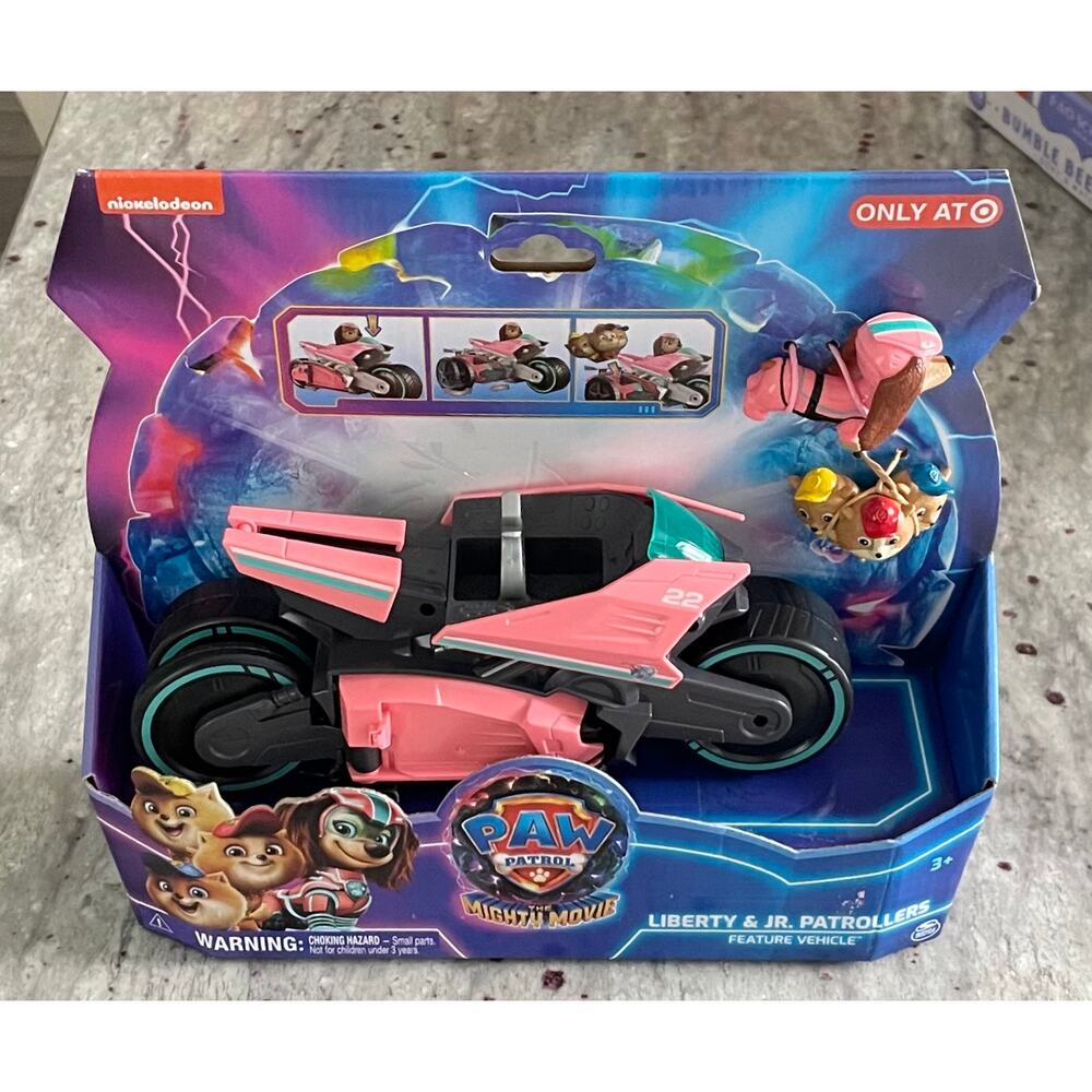 Paw Patrol The Mighty Movie Liberty & Jr. Patrollers Feature Vehicle